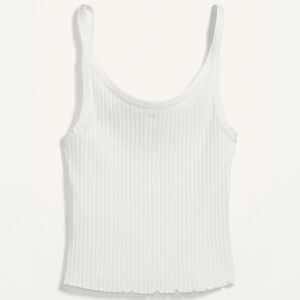 Fitted Cropped Rib-Knit Cami Top for Women‎